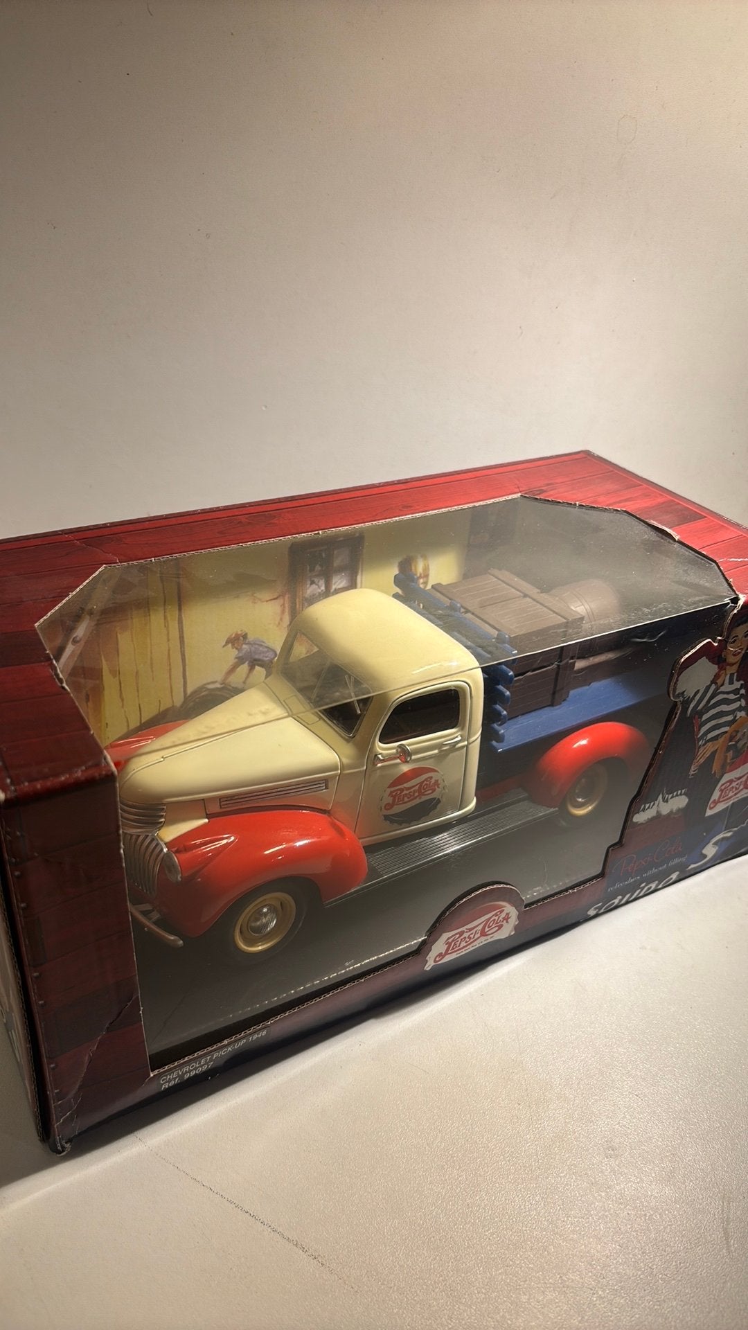 Chevrolet pick up pepsi cola 1946 solido 1.18, Solido, Ophalen of Verzenden, A, A
