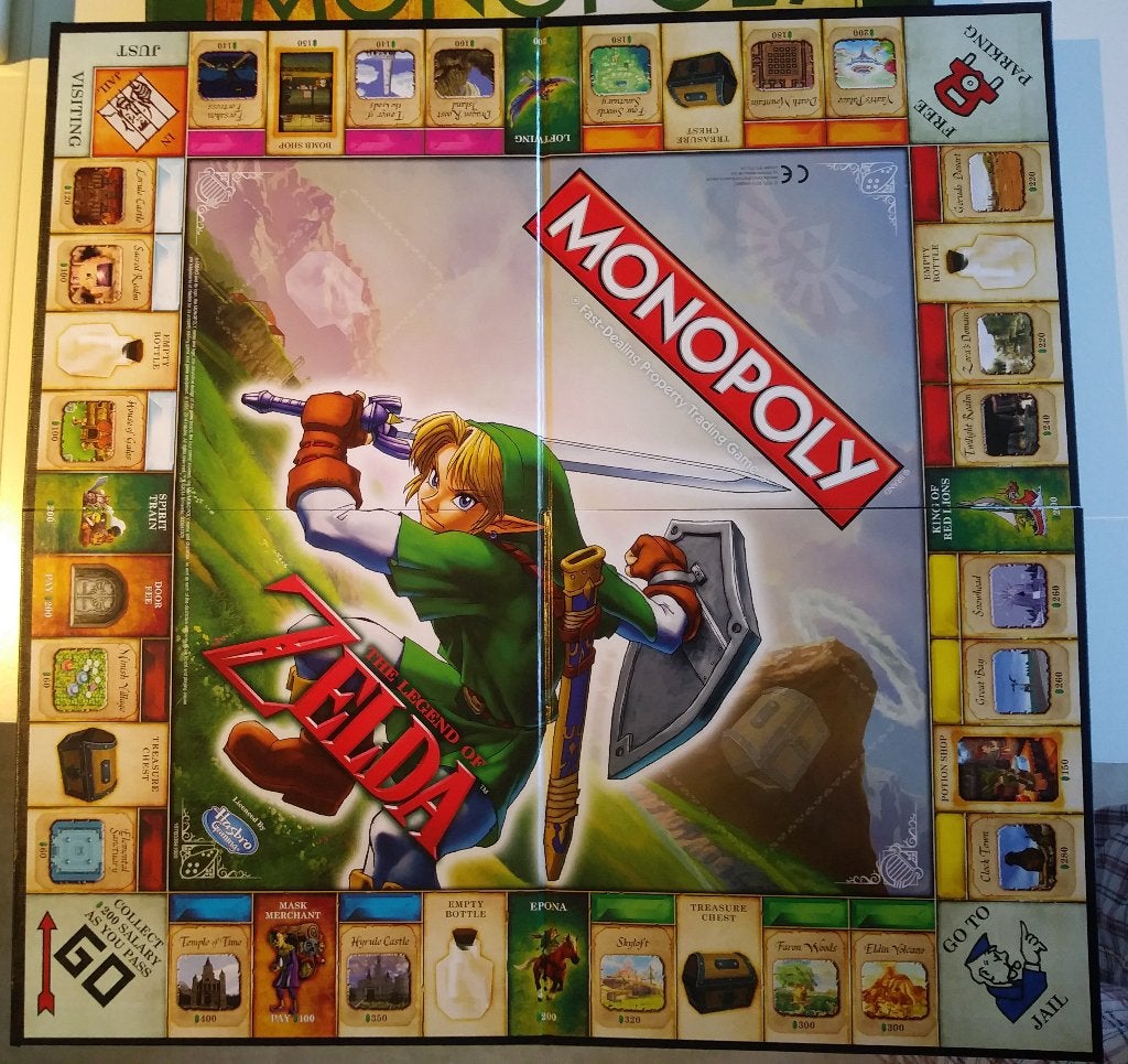 Zelda Monopoly spel, Ophalen, Zo goed als nieuw