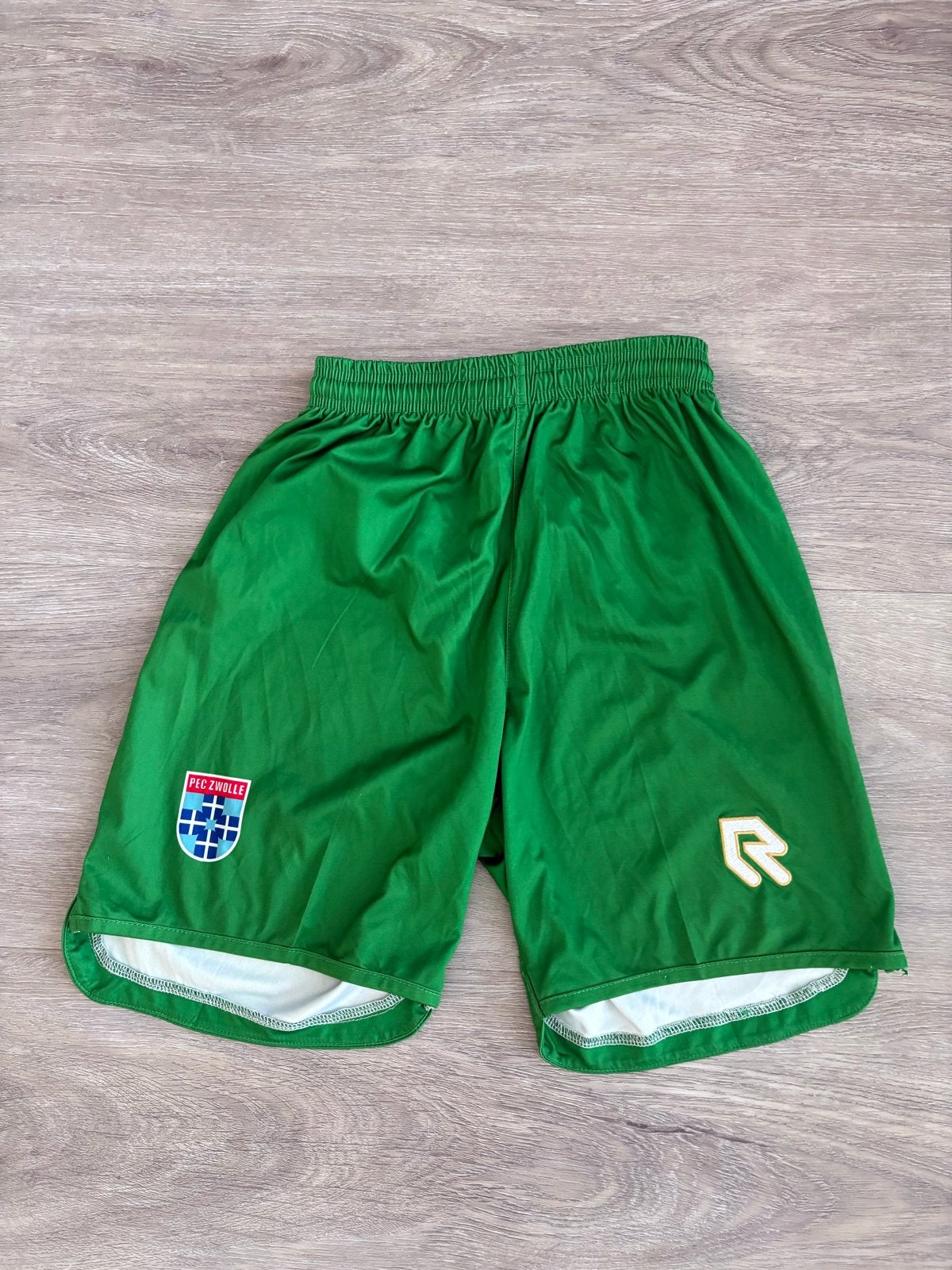 PEC Zwolle Voetbalbroekje - Maat XS, Kleding | Heren, Ophalen of Verzenden, Voetbal, Gedragen, Groen
