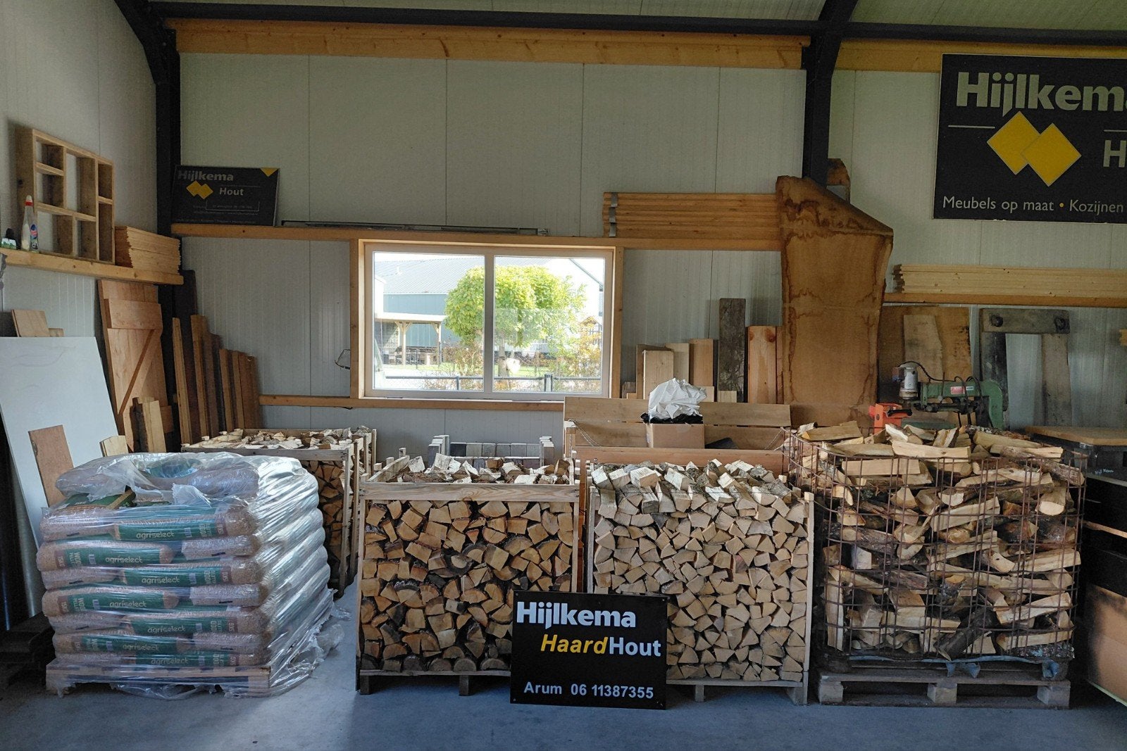 Haardhout te koop., Minder dan 3 m³, Ophalen