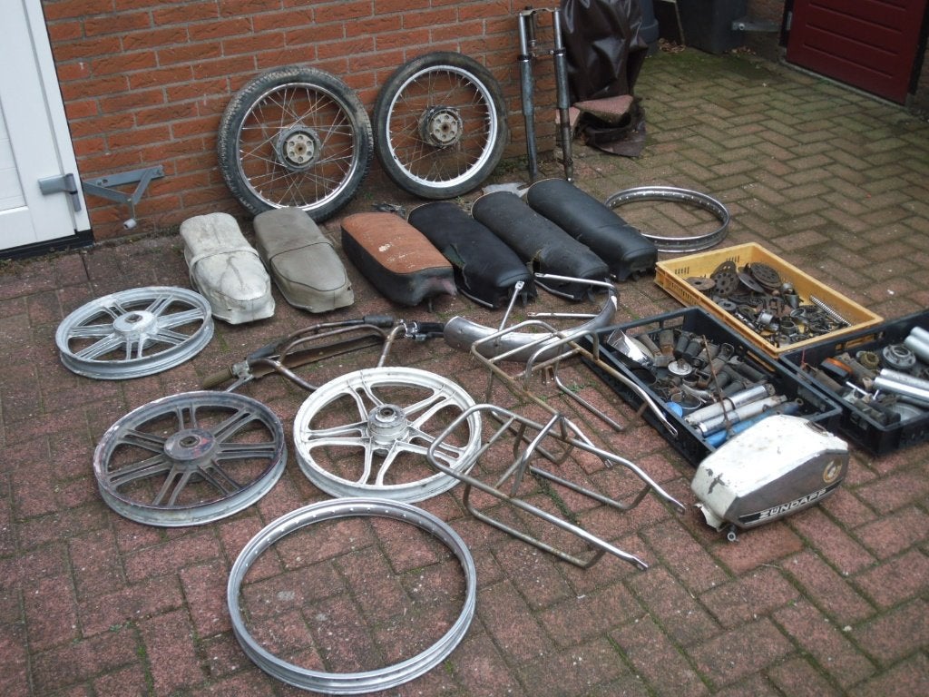 Partij zundapp onderdelen, Ophalen, Gebruikt, Frame