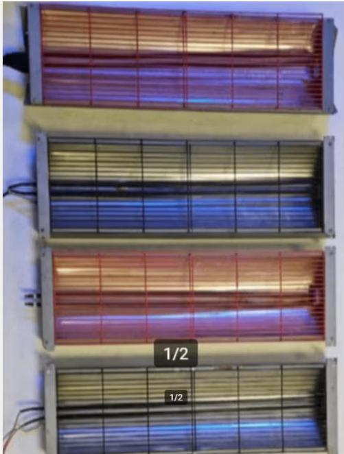 Magnesiumoxide infrarood straler 350 / 500 watt, Ophalen, Overige soorten, Elektrisch, Zo goed als nieuw