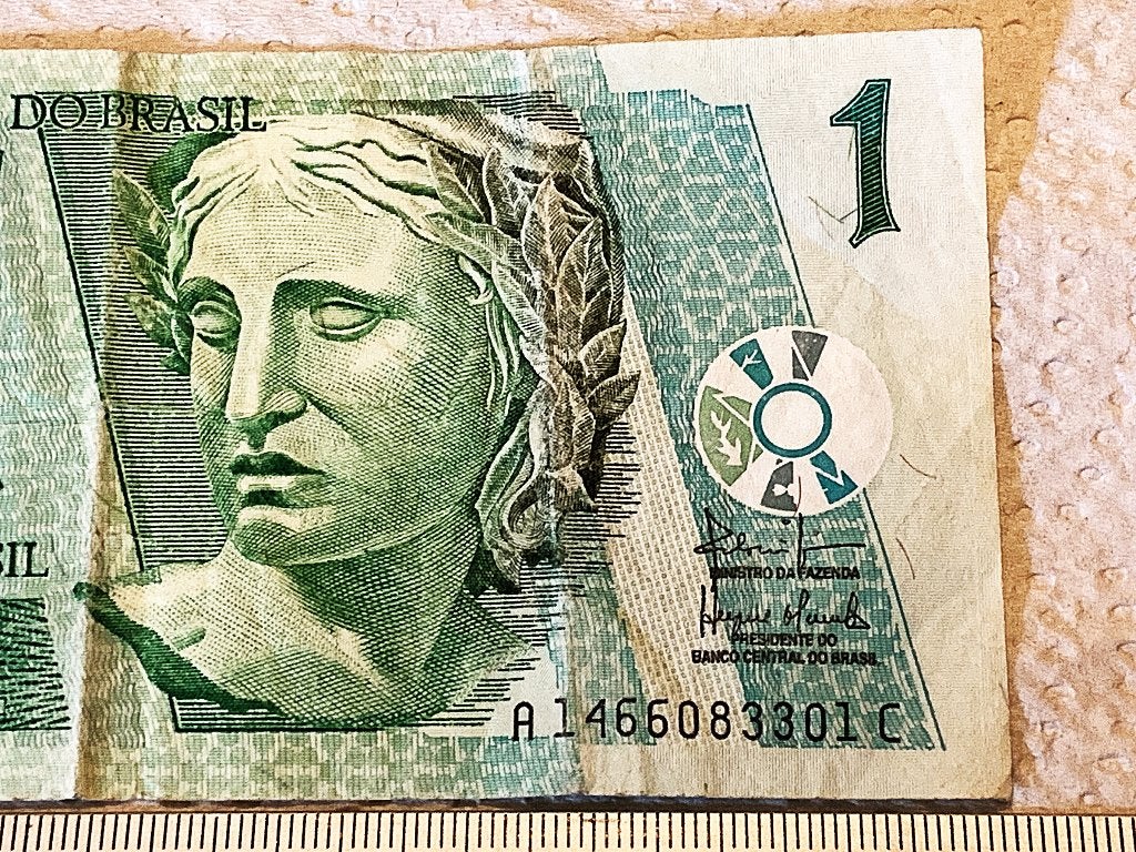 Bankbiljet Brazilie 1 Real, Ophalen, Zuid-Amerika, Los biljet