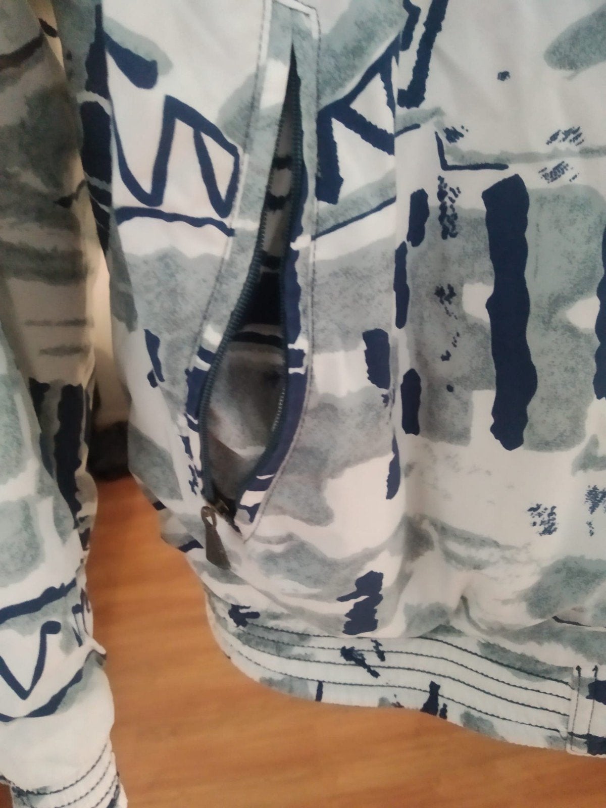 Omkeerbaar jack met print - Australian, Kleding | Heren, Blauw, Maat 56/58 (XL), Ophalen of Verzenden, Gedragen