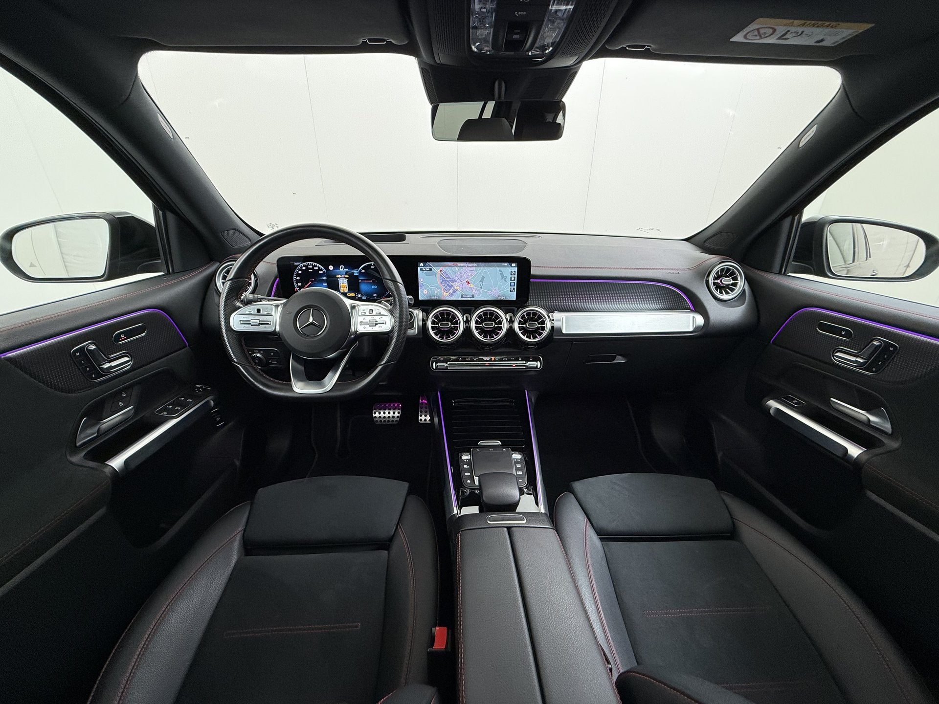 Mercedes-Benz EQB 250 AMG Pano-Dak 7-Pers.Leer/Alcantara Nig, Auto's, Dealer onderhouden, Gebruikt, 190 pk, 7 stoelen