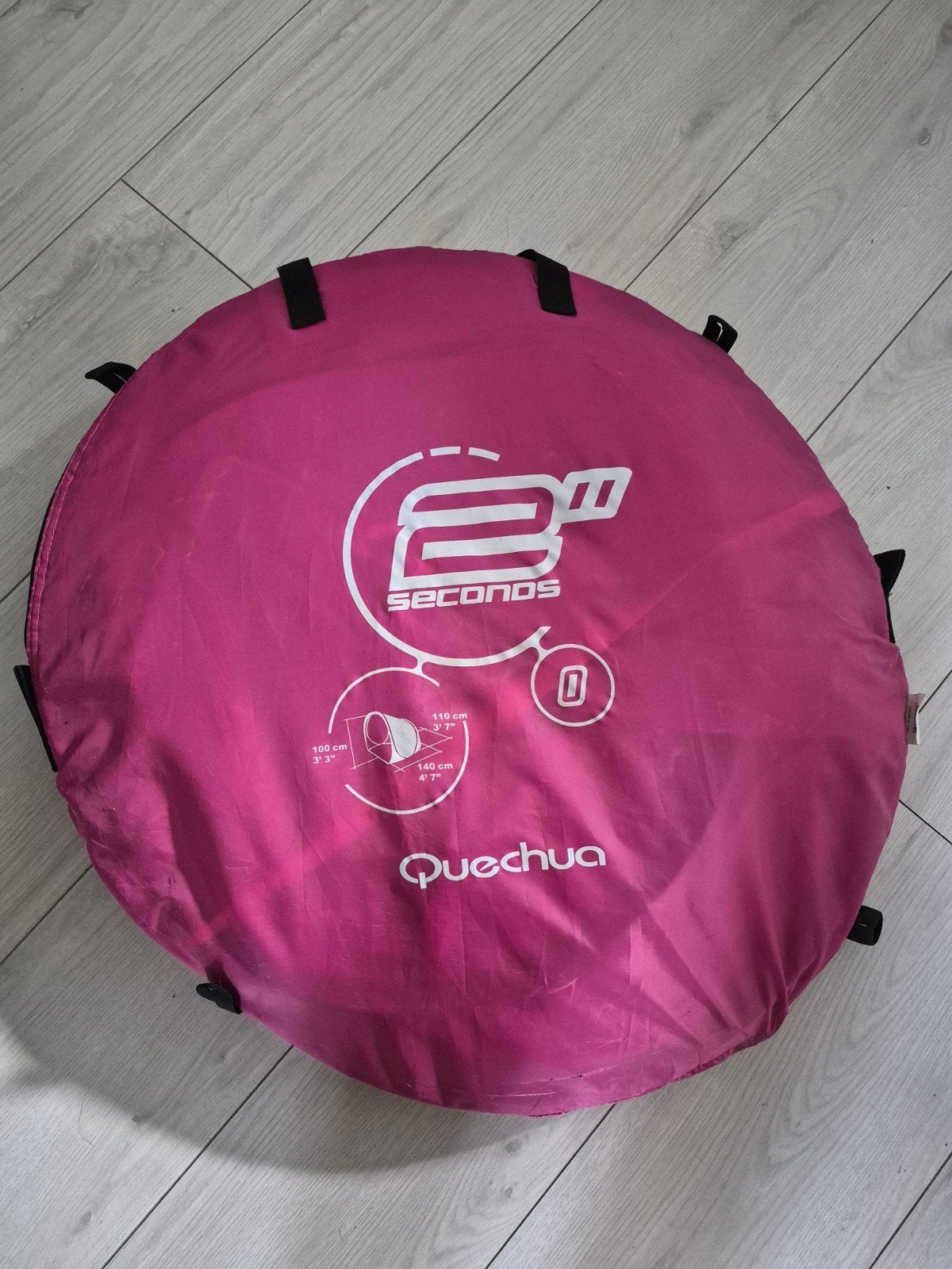 Quechua 2 Seconds tent - Roze pop-up strand tent, Ophalen, Gebruikt, Tot en met 2