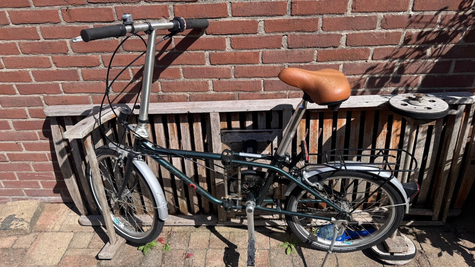 Dahon Tailwind Folding Bike – Dark Green, Ophalen, 20 inch of meer, Velgrem, Versnellingen