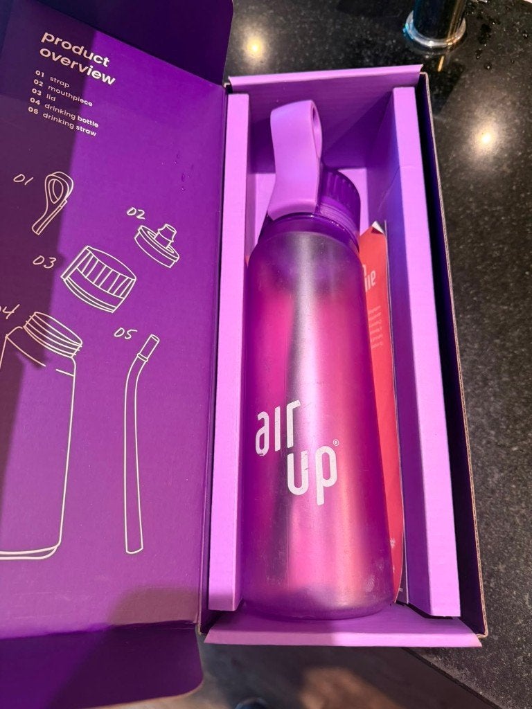 Air Up (Paars), Ophalen, Gebruikt