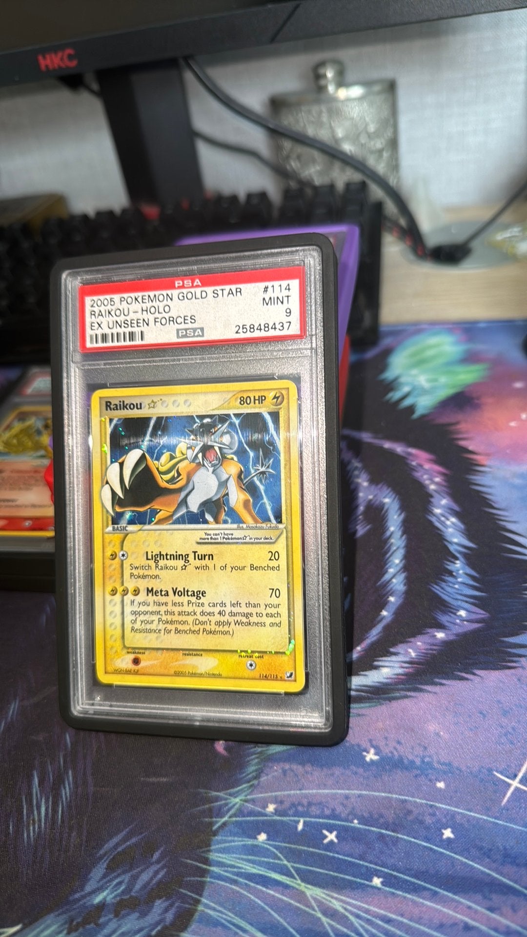 Raikou gold star psa 9, Ophalen of Verzenden, Zo goed als nieuw