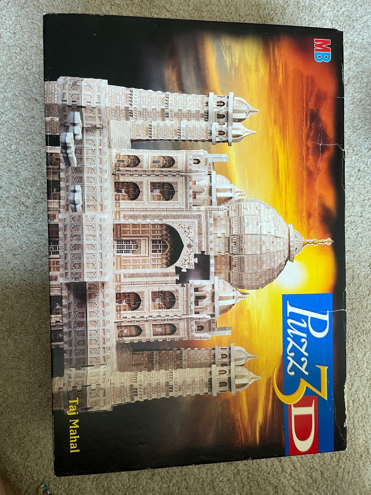 MB Puzz 3D Taj Mahal 3D-puzzel, Ophalen of Verzenden, Zo goed als nieuw