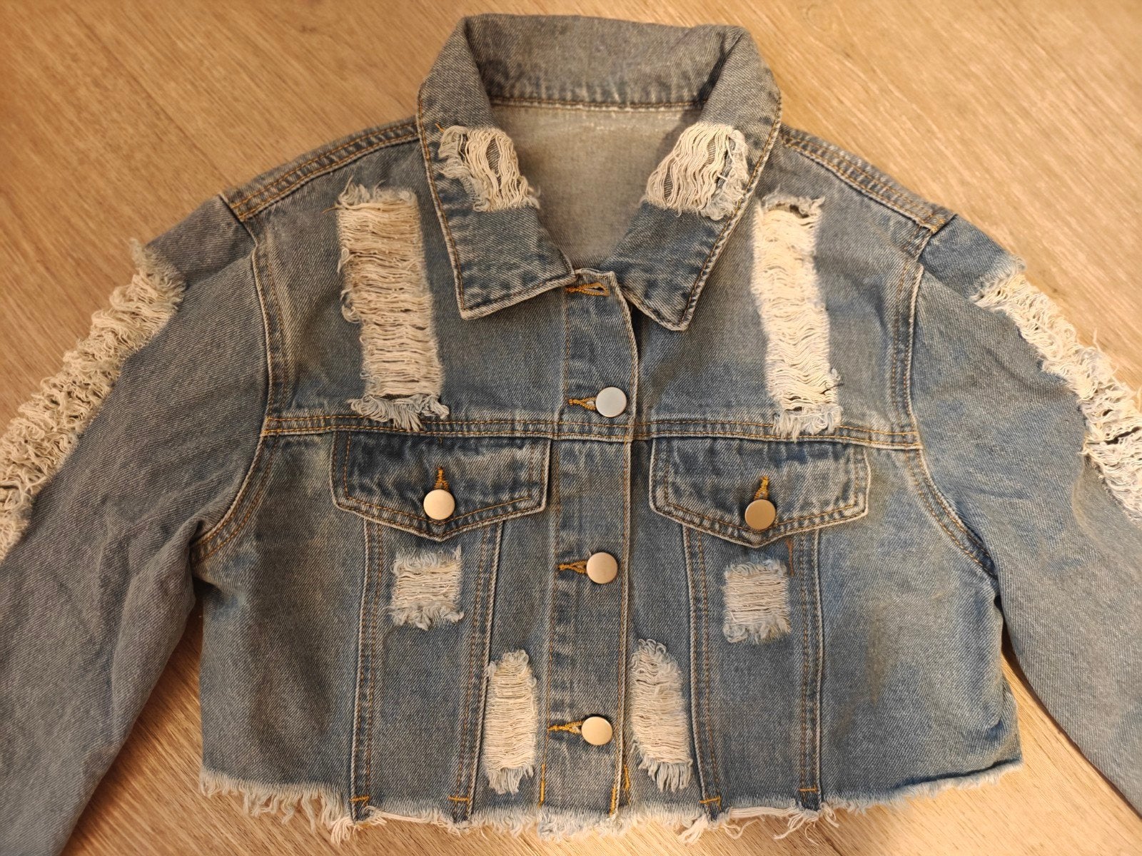 Nieuw spijkerjasje maat M, Ophalen of Verzenden, Nieuw, Maat 38/40 (M), Blauw