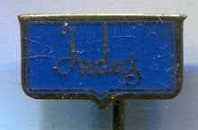 INDUS blauw op koper horloges speldje ( W_117), Verzenden, Nieuw, Merk, Speldje of Pin