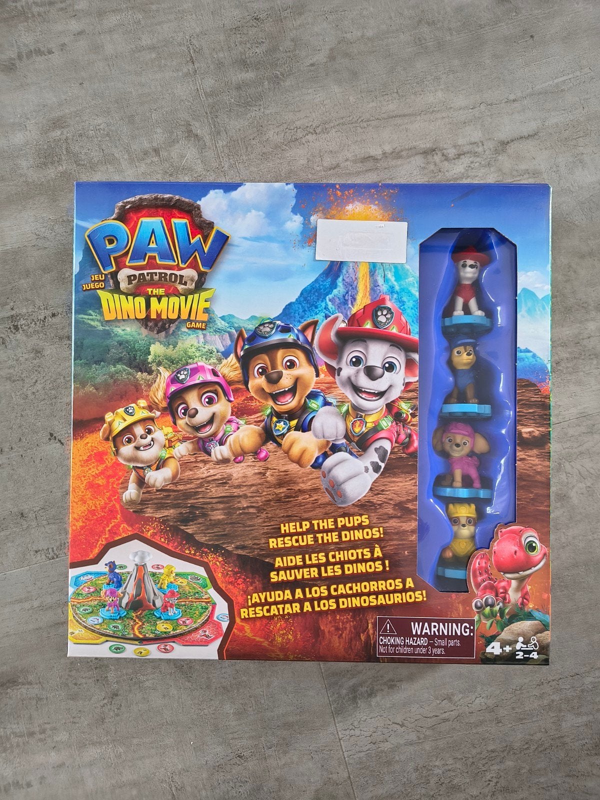 PAW Patrol Dino Movie Bordspel - Nieuw in verpakking, Ophalen of Verzenden, Nieuw, Jongen of Meisje
