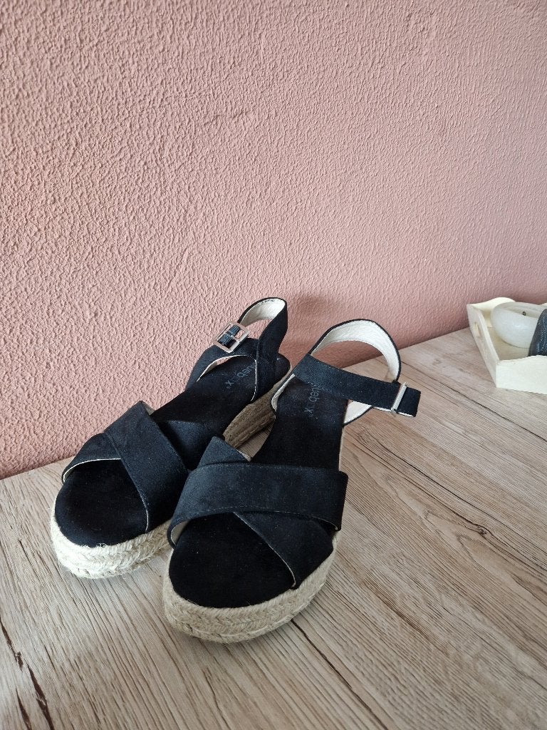 Sandalen, Kleding | Dames, Schoenen, Zwart, Sandalen of Muiltjes, Ophalen of Verzenden, Scapino