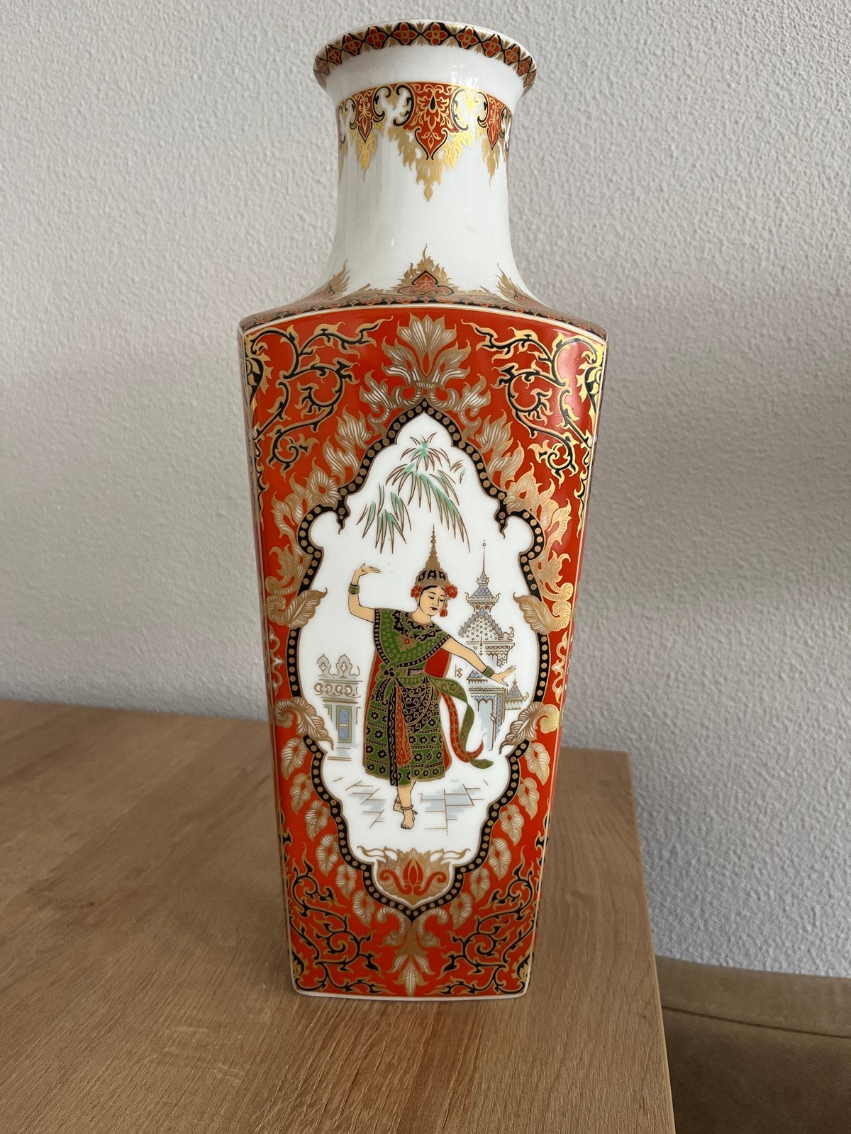 Prachtige Chinese Kaiser Siam vaas, Ophalen