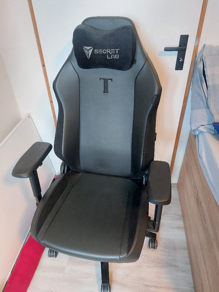 Secretlab stoel, Ophalen, Stoer, Zwart, Leer