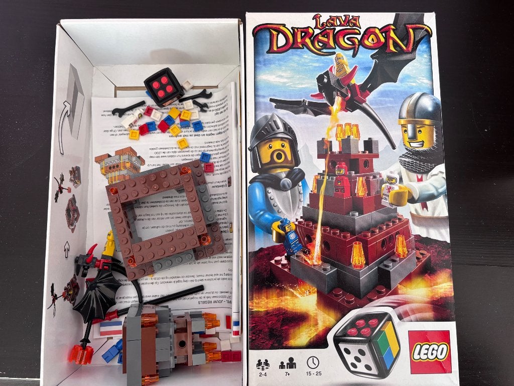 Lego spel Lava dragon, Ophalen of Verzenden, Gebruikt, LEGO