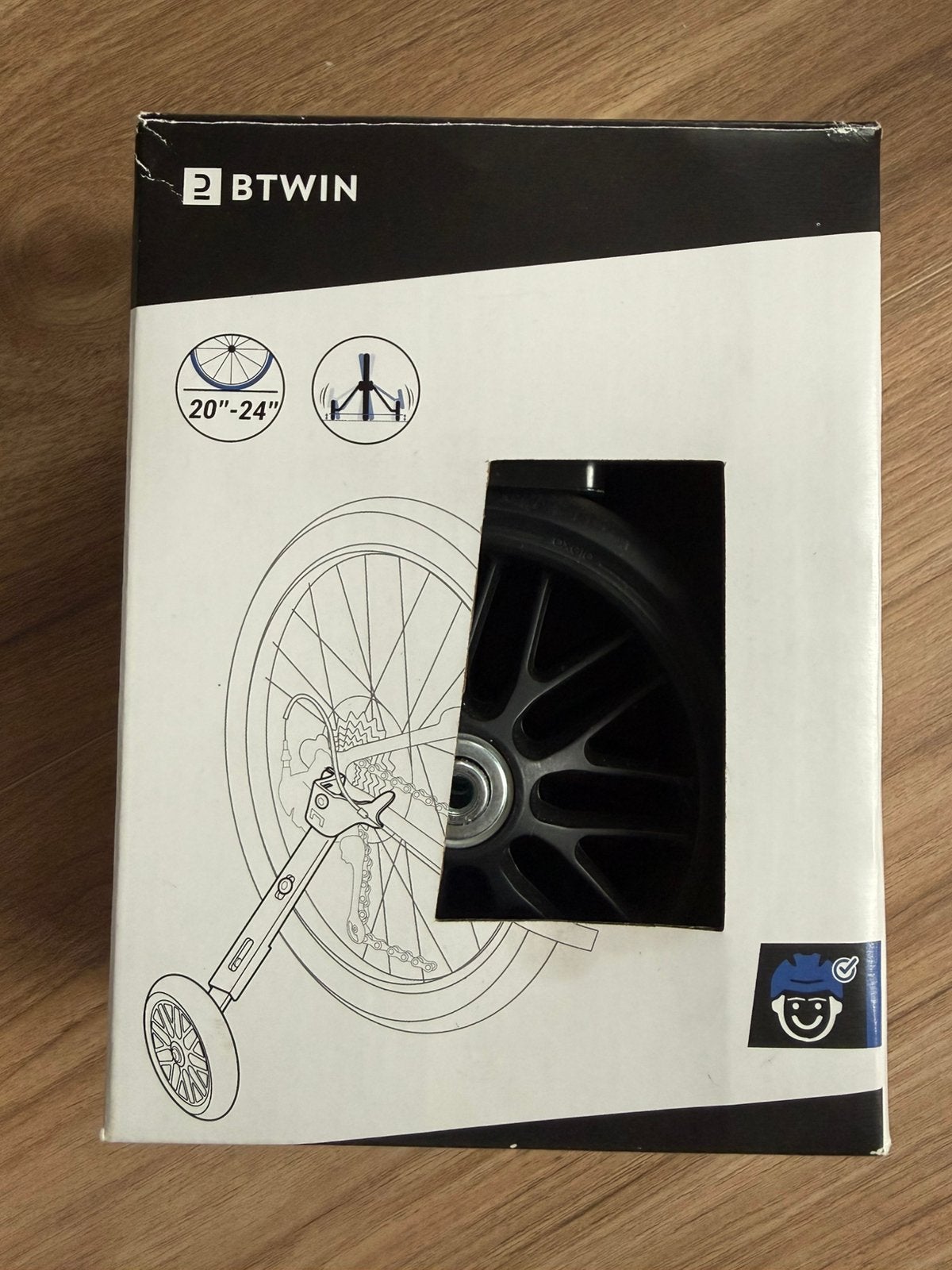 B'Twin zijwieltjes 20-24 inch voor kinderfietsen, Ophalen of Verzenden, Zo goed als nieuw, 20 inch of meer, Zijwieltjes