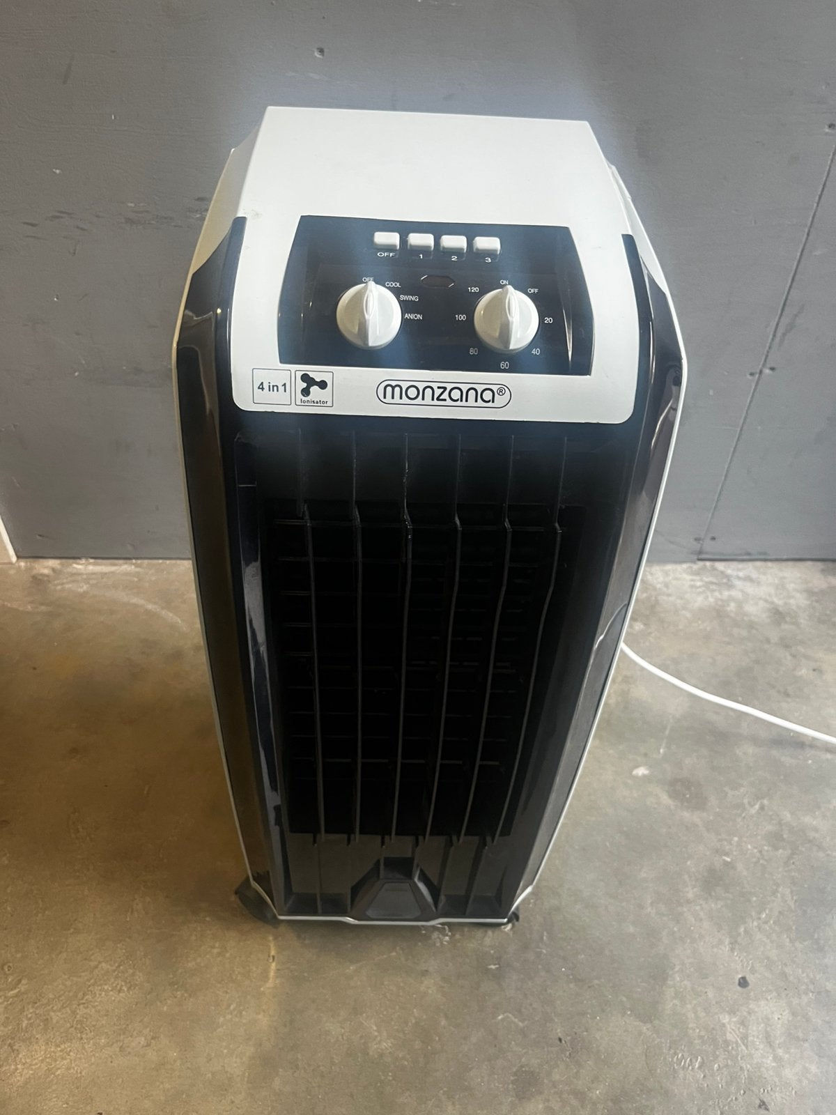 Monza aircooler, Ophalen, Minder dan 60 m³, 3 snelheden of meer, Zo goed als nieuw