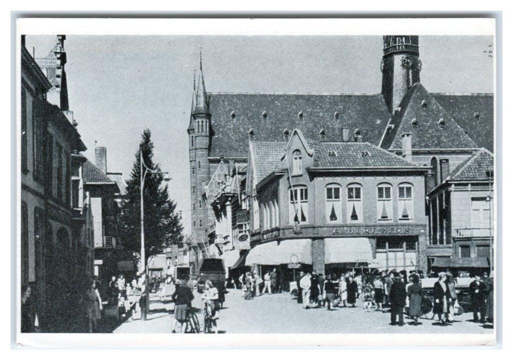 Helmond, Markt, Ophalen of Verzenden, 1940 tot 1960, Ongelopen, Noord-Brabant