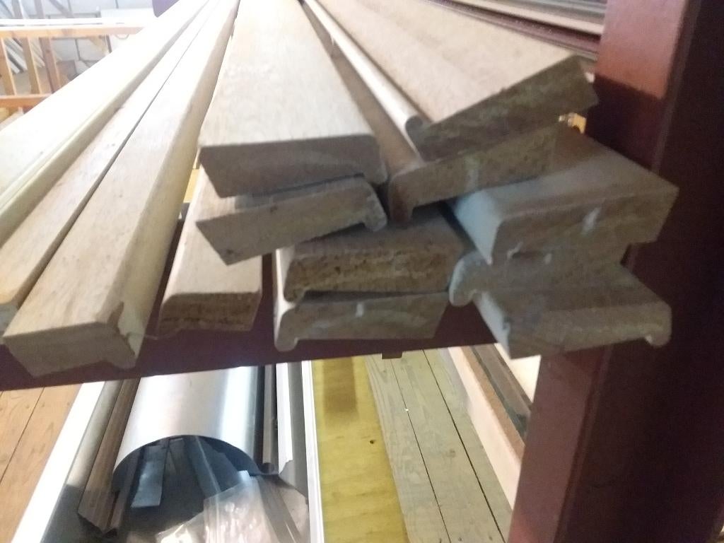 Diverse glaslatten, neuslatten en vlakke glaslatten., Ophalen, Gevelraam of Ruit, Minder dan 80 cm, Nieuw