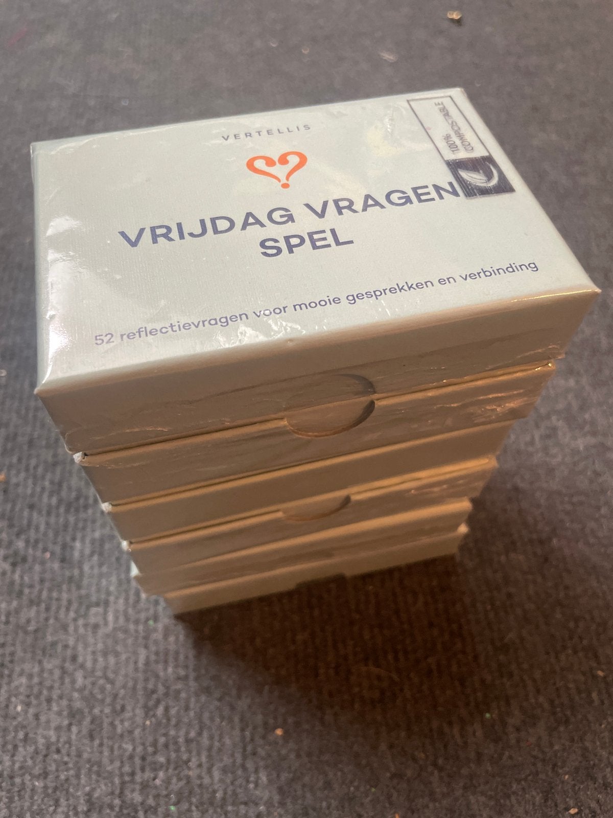 6x Vertellis Vrijdag Vragen Spel - Nieuw, Een of twee spelers, Ophalen of Verzenden, Nieuw