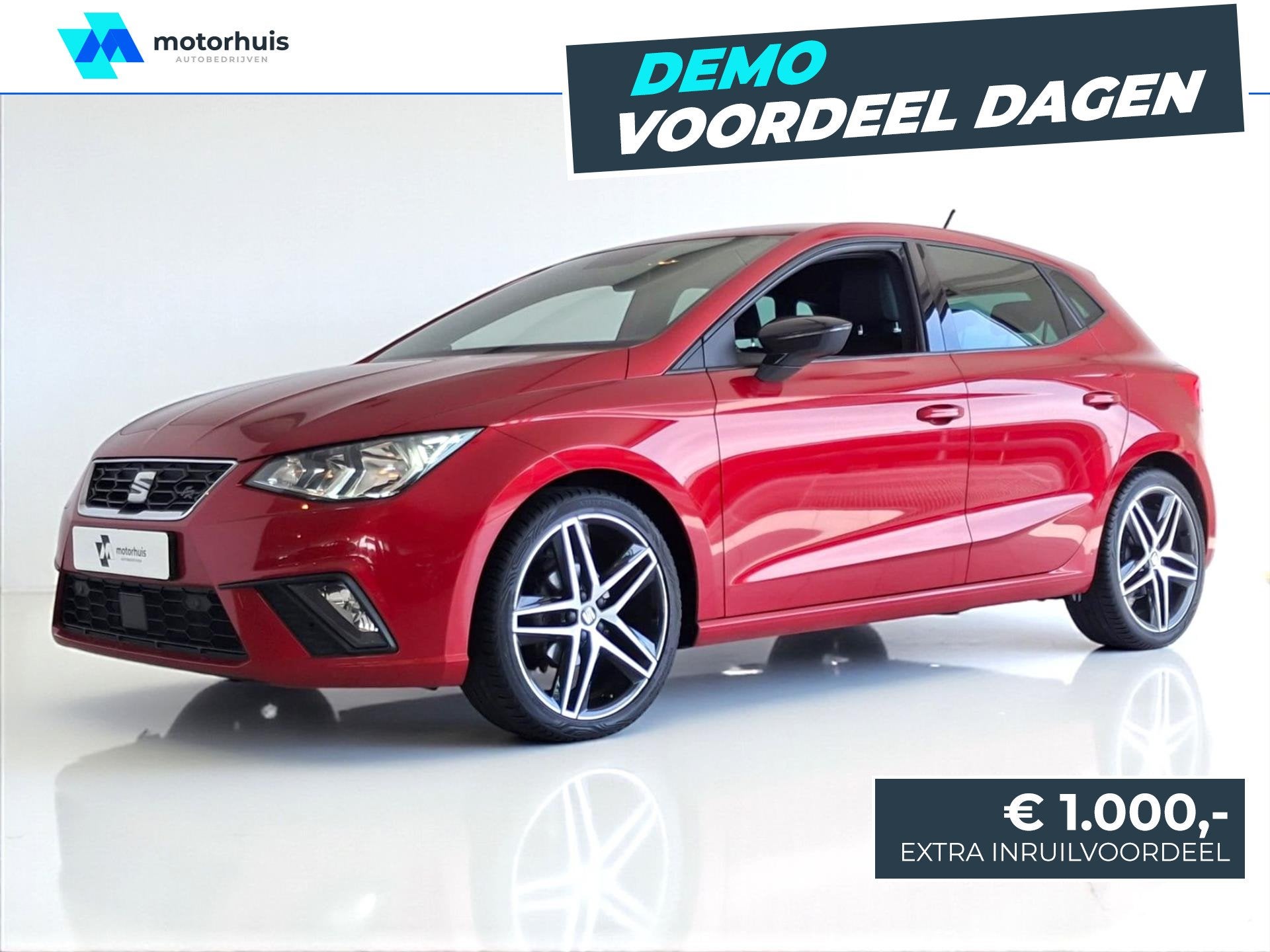 SEAT Ibiza 1.0 EcoTSI 95pk FR Business Intense APPLE CARPLAY, Auto's, Euro 6, 95 pk, Ibiza, Bedrijf