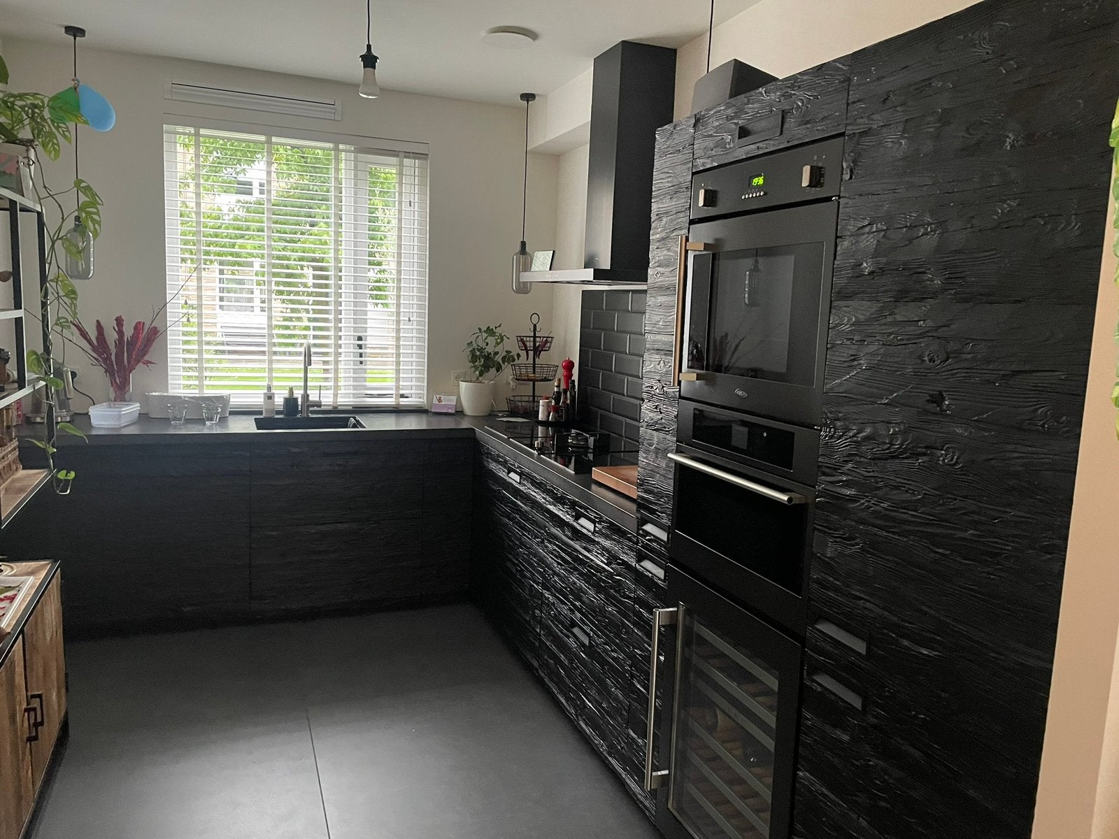 Handgemaakte keuken frontjes voor IKEA keuken zwart, Ophalen, Gebruikt, 200 cm of meer, Zwart