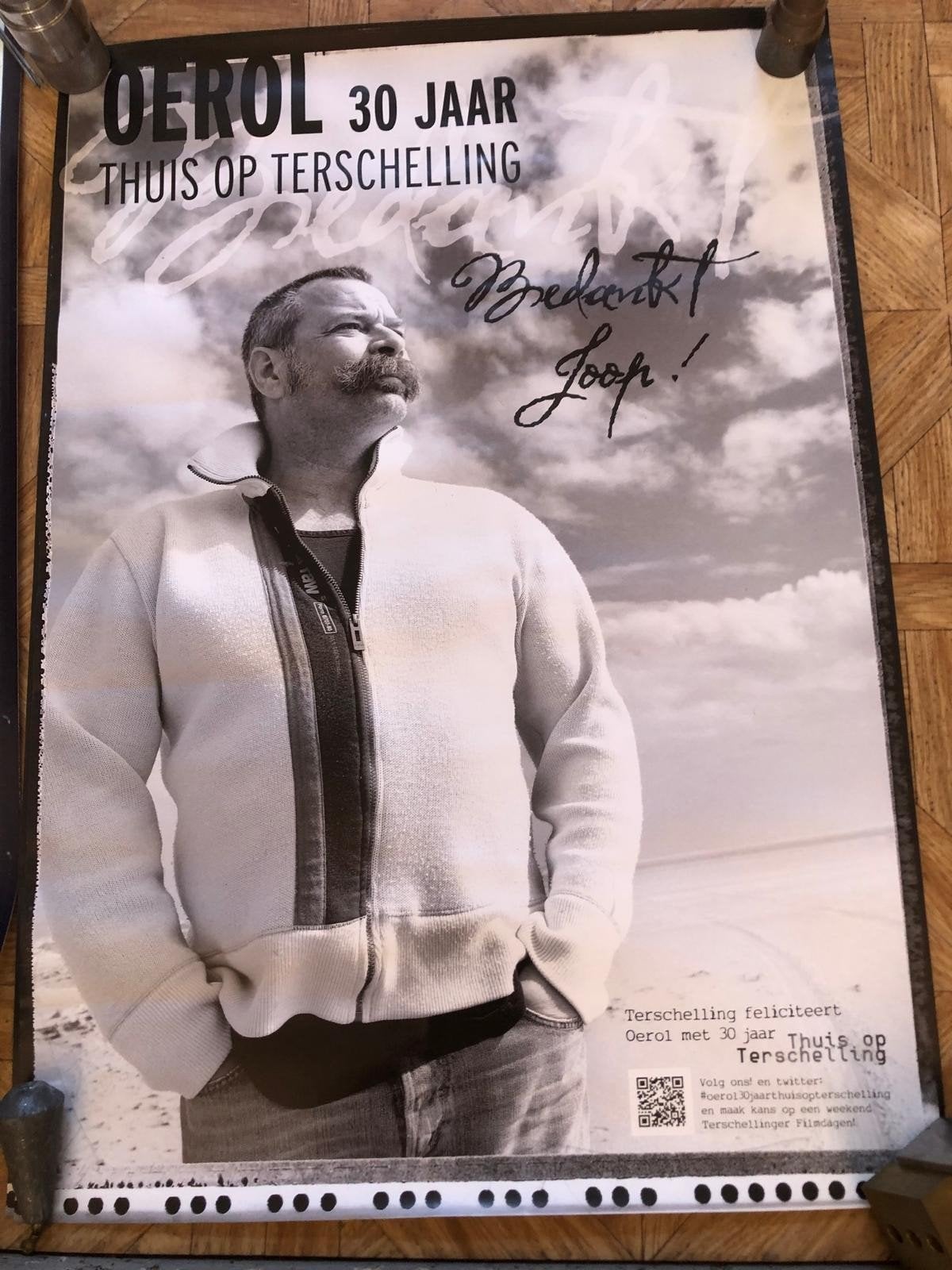 Originele Oerol Joop Mulder Poster - 30 Jaar, Rechthoekig Staand, Ophalen of Verzenden, Zo goed als nieuw, A1 t/m A3