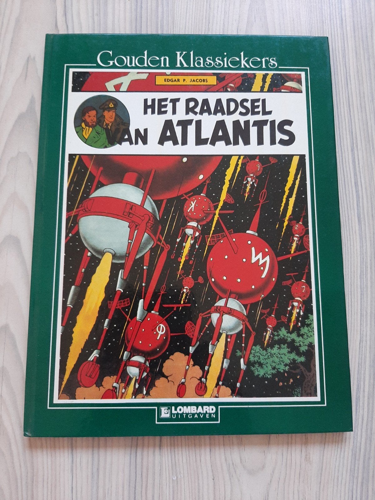Het Raadsel van Atlantis - Gouden Klassiekers hardcover, Eén stripboek, Ophalen of Verzenden, Zo goed als nieuw, Edgar P. Jacobs