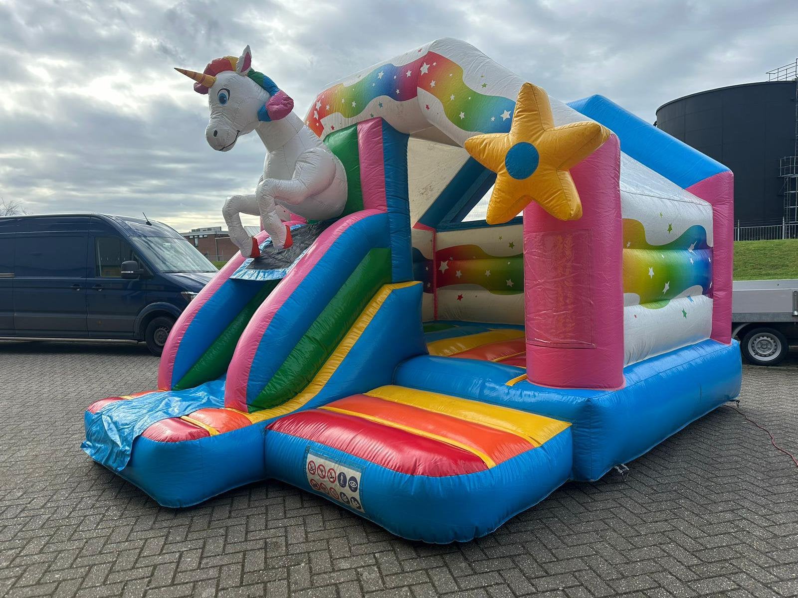 Springkussens te huur, Ophalen of Verzenden, Zo goed als nieuw, Overige