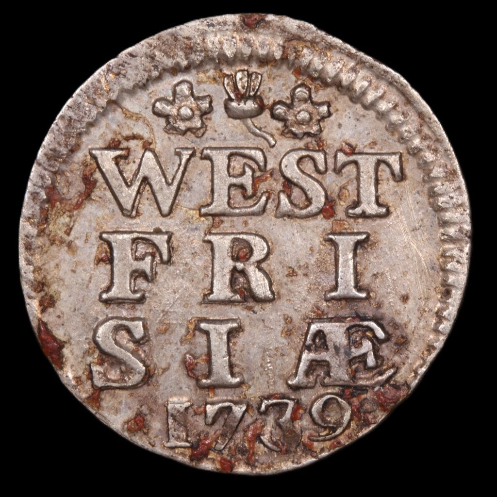 Bezemstuiver West-Friesland 1739. Pr., Postzegels en Munten, Munten | Nederland, Losse munt, Overige waardes, Vóór koninkrijk