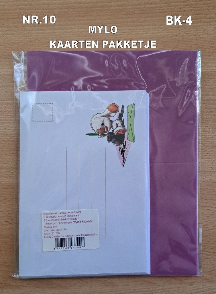 nr.10 LEANE KAARTENPAKKETJE MYLO, Ophalen of Verzenden, Nieuw, Overige thema's, Overige typen