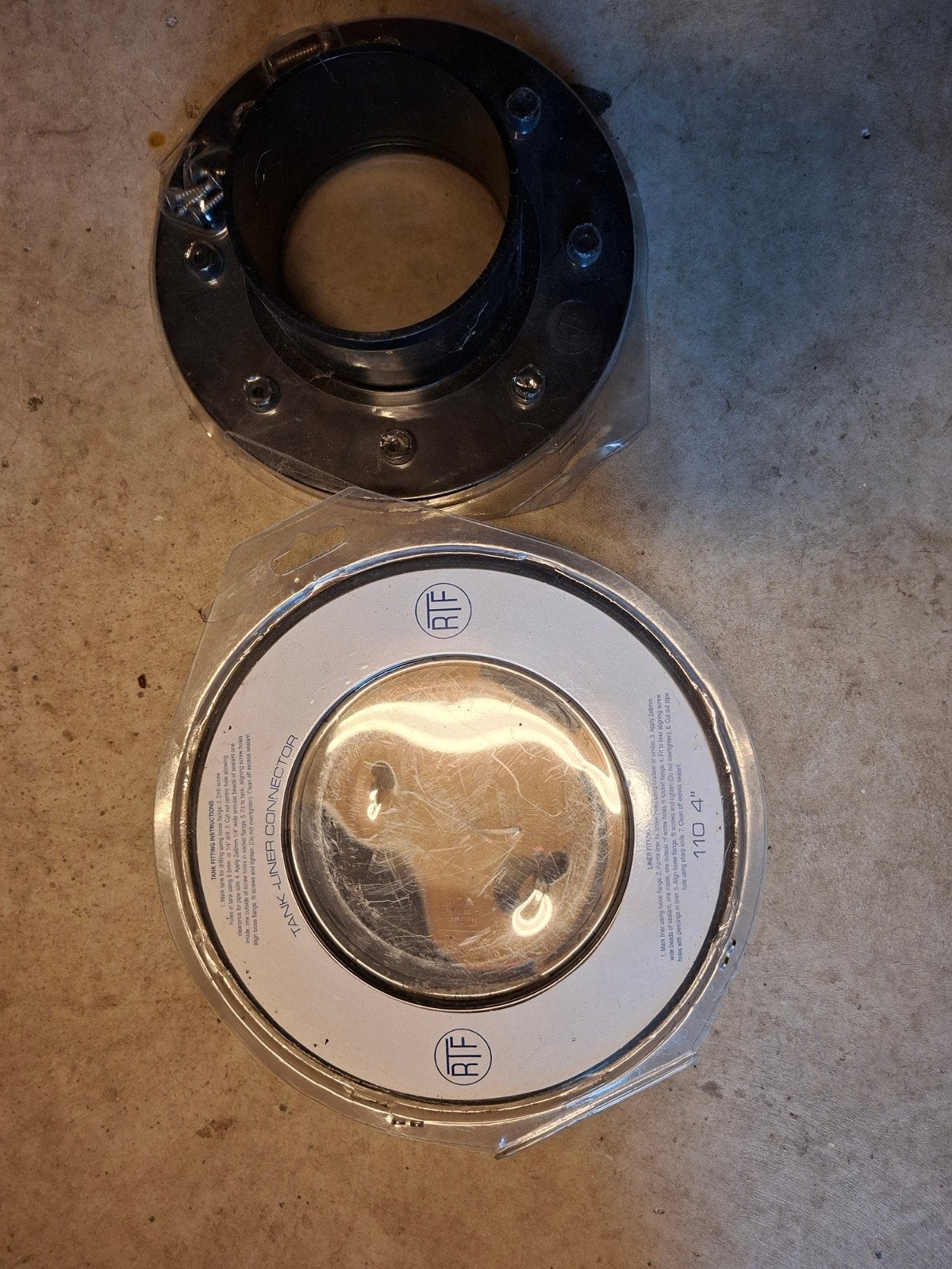 2x Doorvoer Rtf 110mm. zware uitvoering, Ophalen of Verzenden, Nieuw, Overige typen