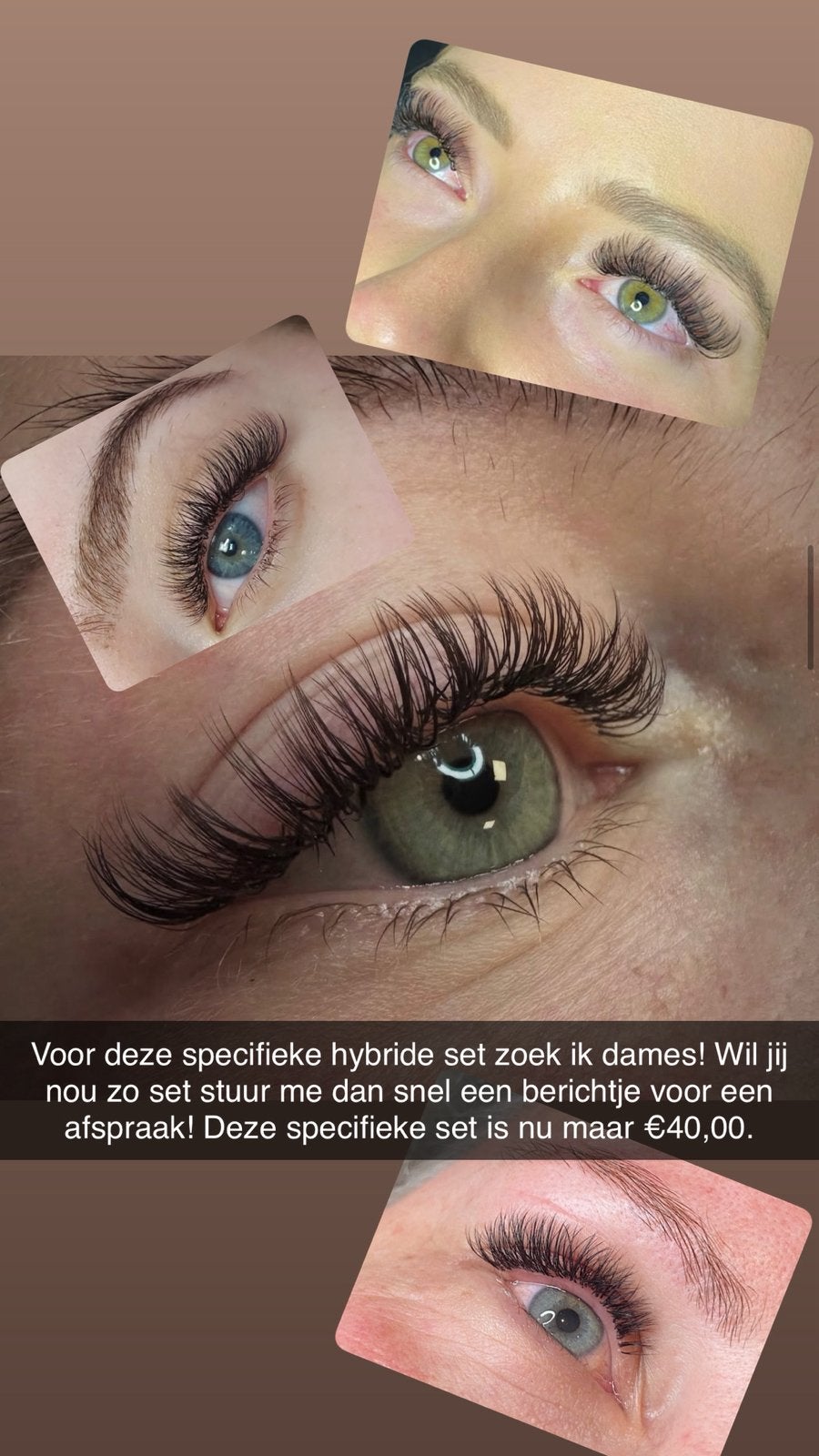 Nieuwe set hybride wimper extensions, Ophalen, Nieuw, Ogen
