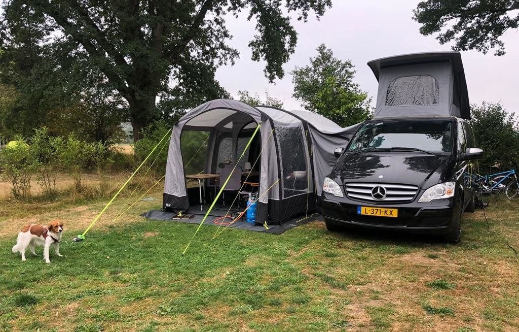 Kampa Touring Air Classic Tunnel Bustent, Ophalen, Zo goed als nieuw, Tot en met 4