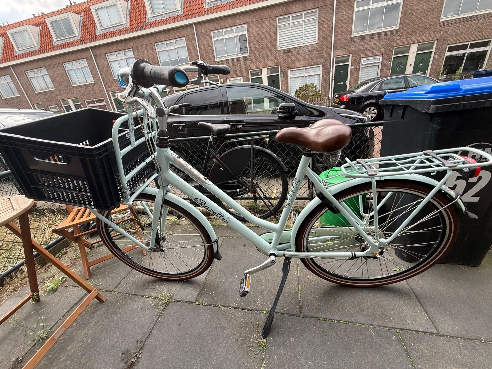 Gazelle Miss Grace 28 inch met voordrager, Ophalen, Velgrem, Versnellingen, Gazelle