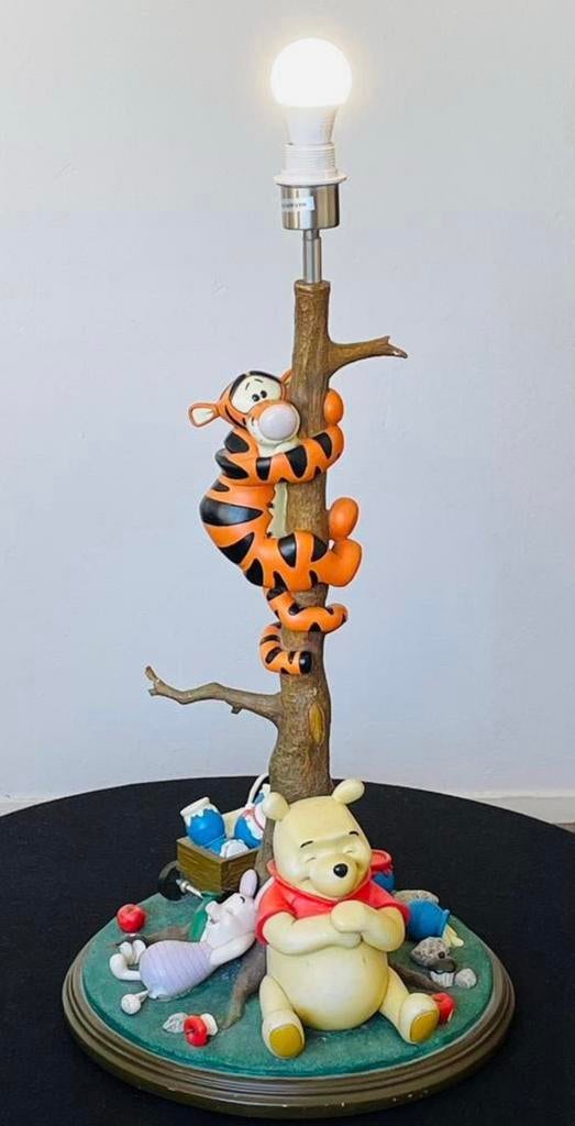 Grote Vintage XXL Tafel-Lamp Disney Winnie De Pooh Vloerlamp, Verzamelen, Disney, Ophalen of Verzenden, Winnie de Poeh of vrienden