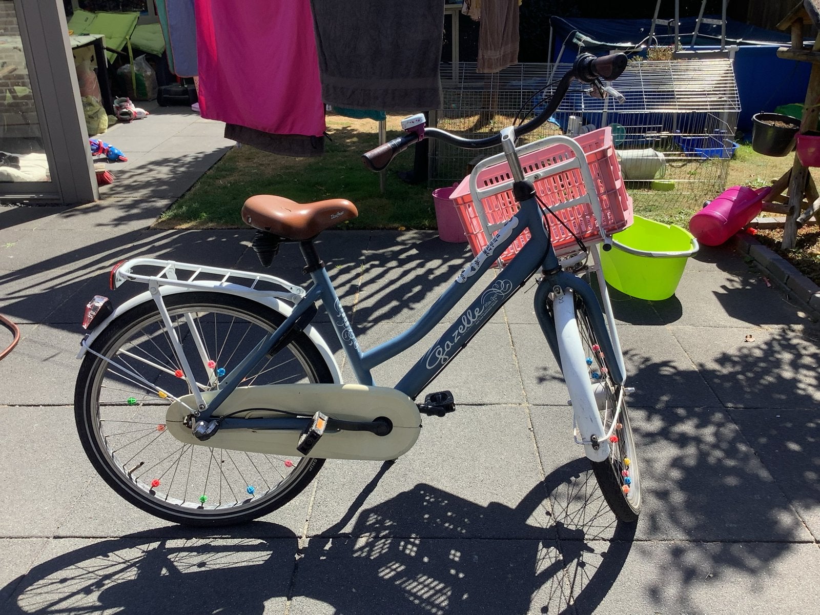 Gazelle Miss Grace fiets (24 inch) meisjes fiets met mandje, Fietsen en Brommers, Fietsen | Dames | Damesfietsen, Ophalen, Terugtraprem