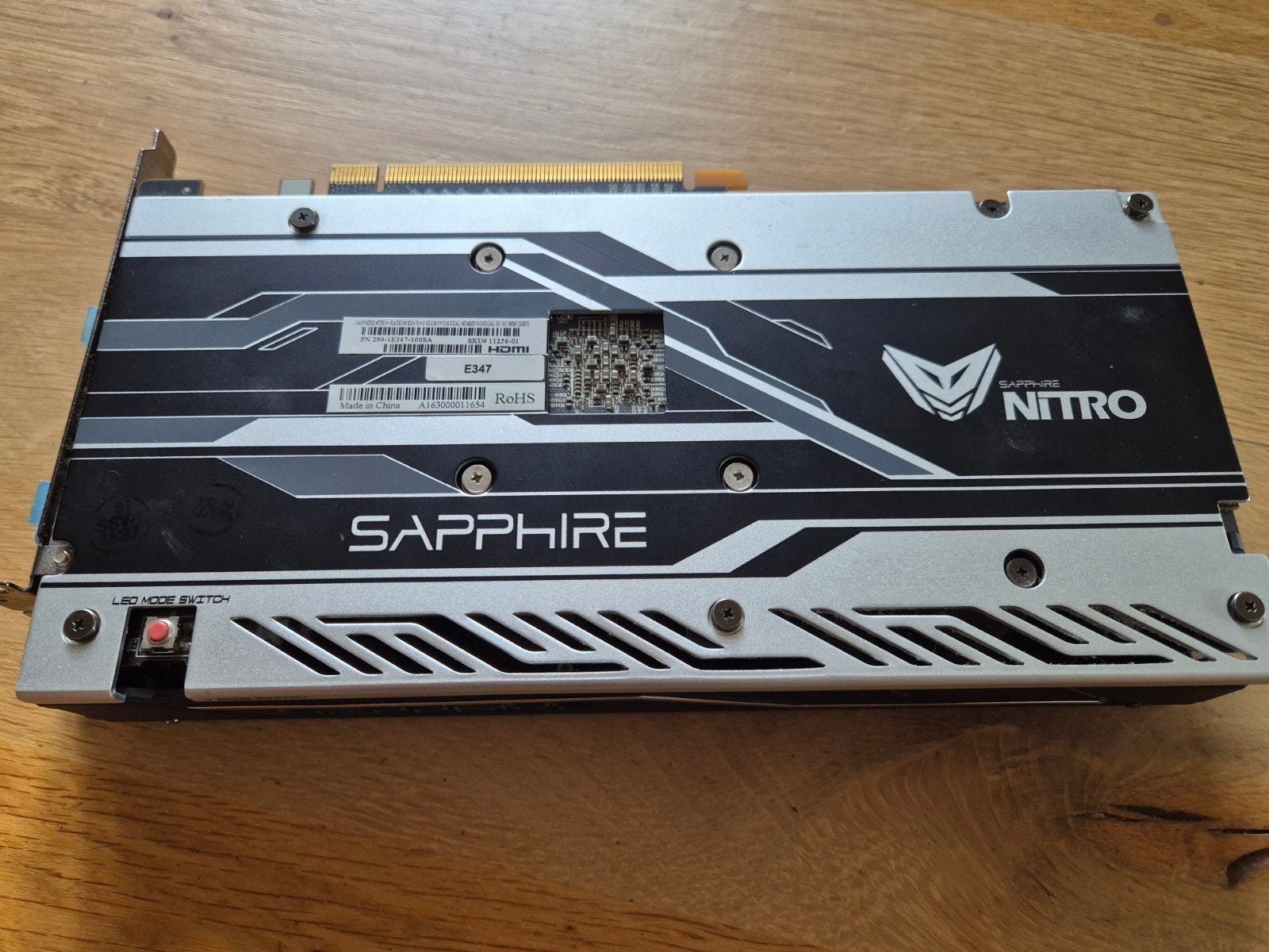 Sapphire RX 470/570 Dual BIOS Videokaart, PCI-Express 3, Gebruikt, AMD, HDMI