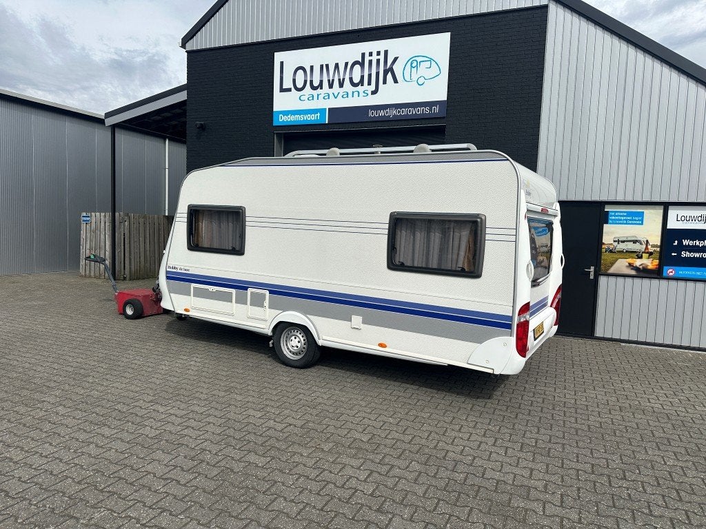 HOBBY De Luxe 450 UF ’07 (Vastbed, Rondzit), Caravans en Kamperen, Vast bed, Rondzit, Hobby, Bedrijf