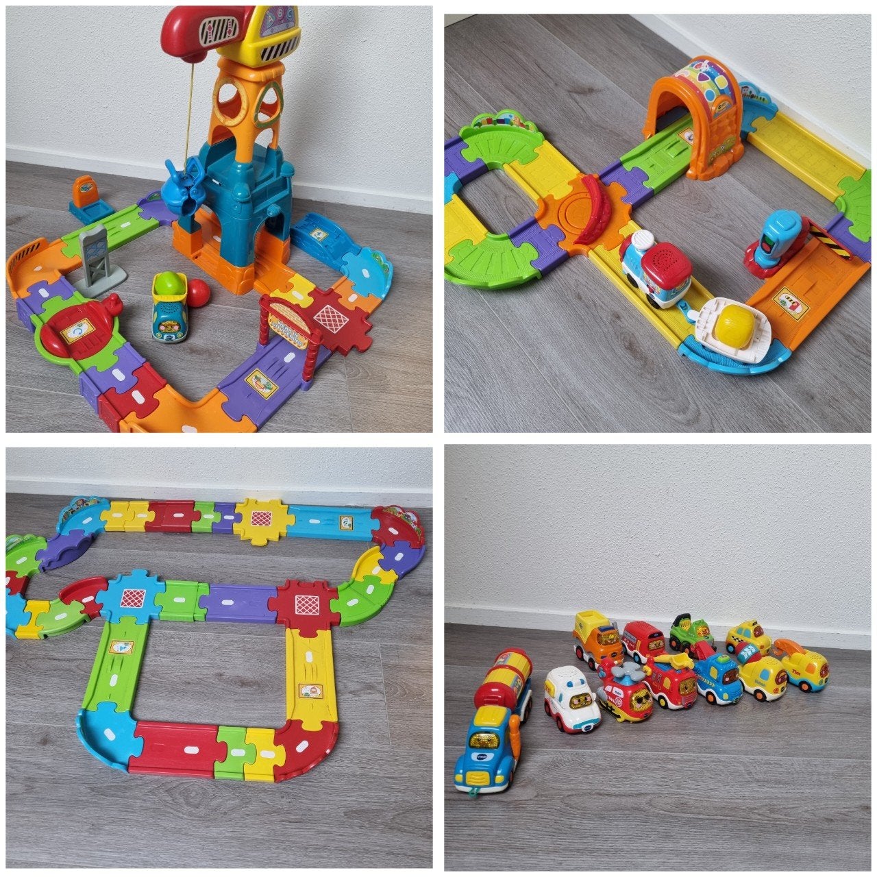 VTech Toet Toet Auto's: Bouwplaats, Wegdelen & Treinbaan, Ophalen of Verzenden, Gebruikt