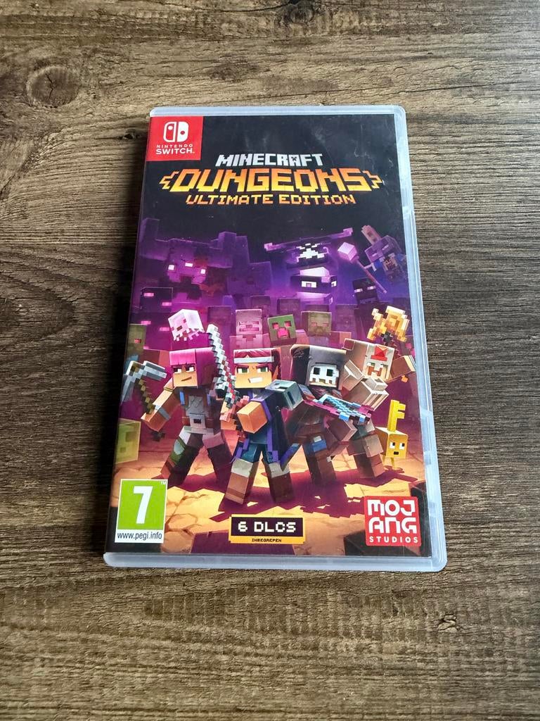 Minecraft Dungeons Ultimate Edition - Nintendo Switch, Spelcomputers en Games, Avontuur en Actie, Eén computer, Ophalen of Verzenden