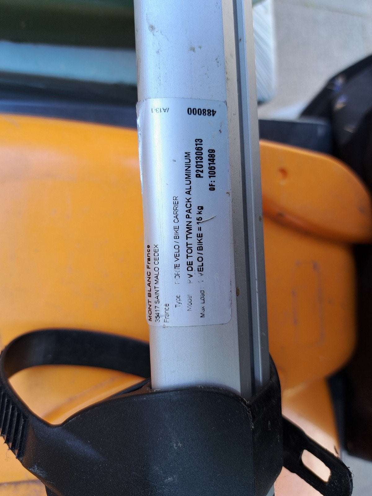 MontBlanc en Aguri dakdragers voor 2 fietsen op VW Golf, Auto diversen, Dakdragers, Ophalen of Verzenden, Gebruikt