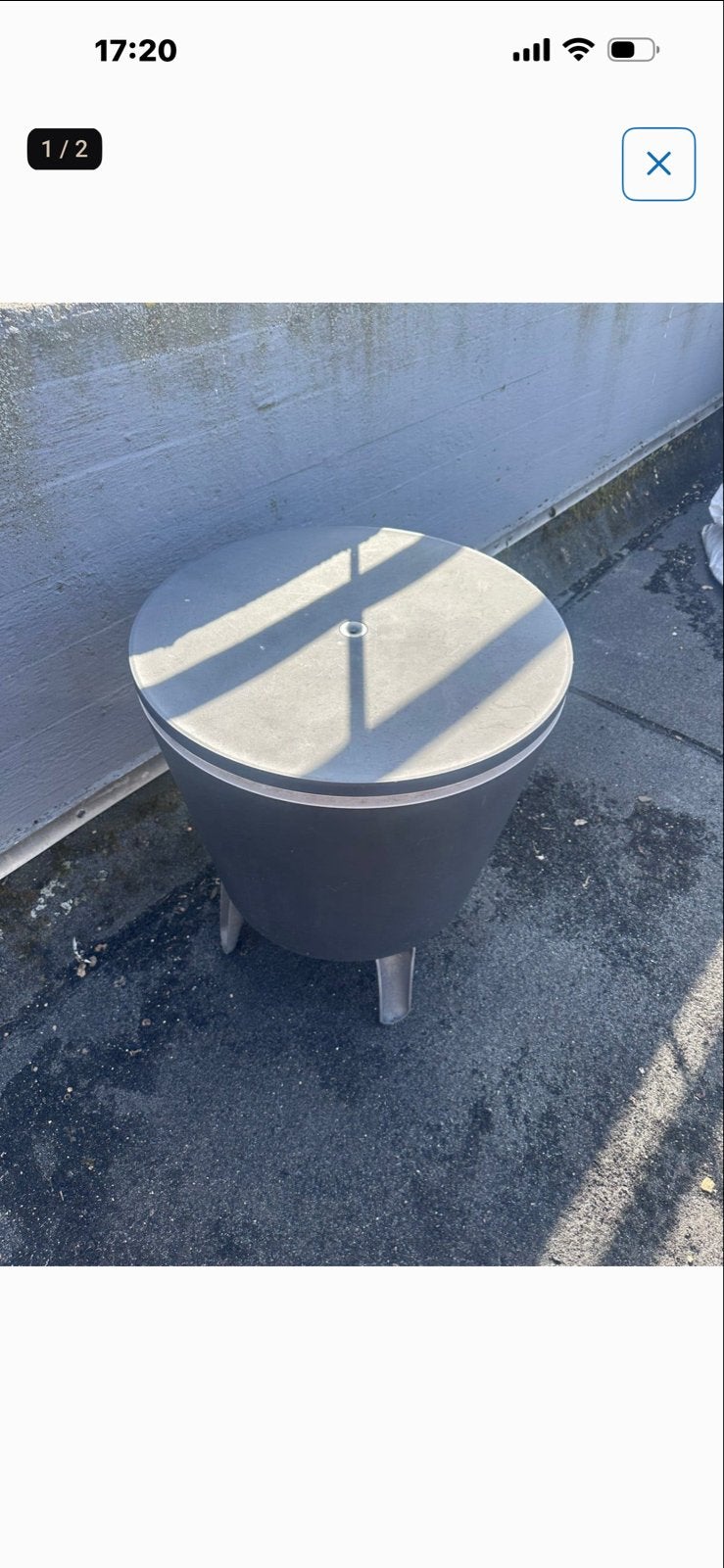 Grote vuurton met deksel, Tuin en Terras, Vuurkorven, Ophalen of Verzenden, Gebruikt, Vuurton