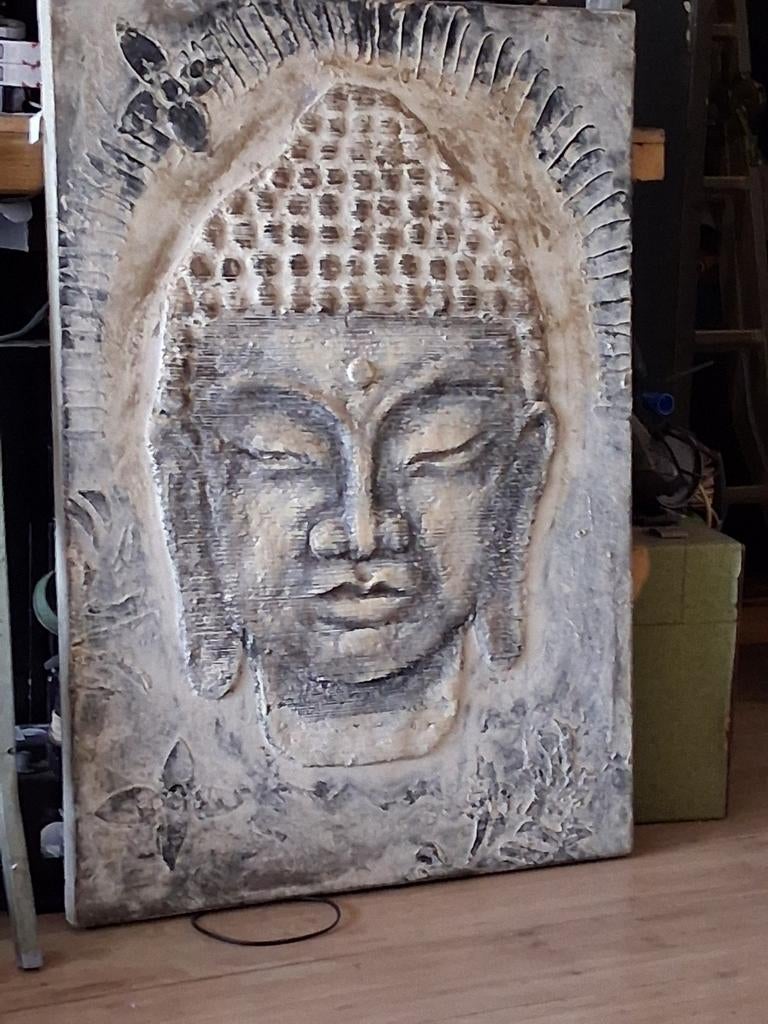 Boeddha schilderij / wanddecoratie - te koop of ruilen, Antiek en Kunst, Kunst | Schilderijen | Klassiek, Ophalen
