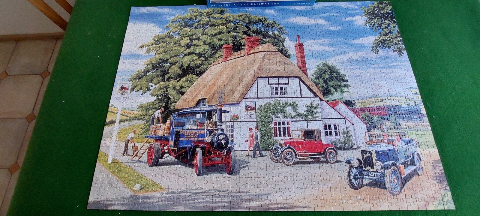 KING legpuzzel bezorgd bij de holiday inn.Prachtige puzzel., Ophalen of Verzenden, 500 t/m 1500 stukjes, Zo goed als nieuw