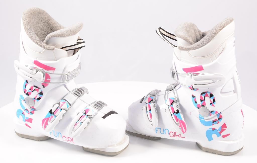 31 32 33 34 EU kinder skischoenen ROSSIGNOL FUN GIRL J3, Gebruikt, 100 tot 140 cm, Rossignol, Schoenen