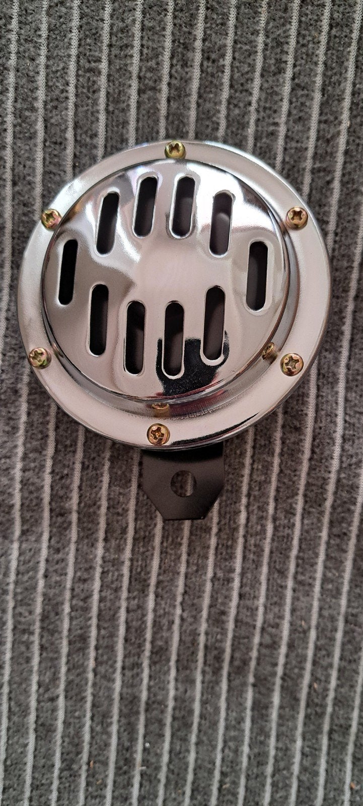 Claxon 6v. Nieuw.  Chroom. 6 volt., Ophalen of Verzenden, Nieuw