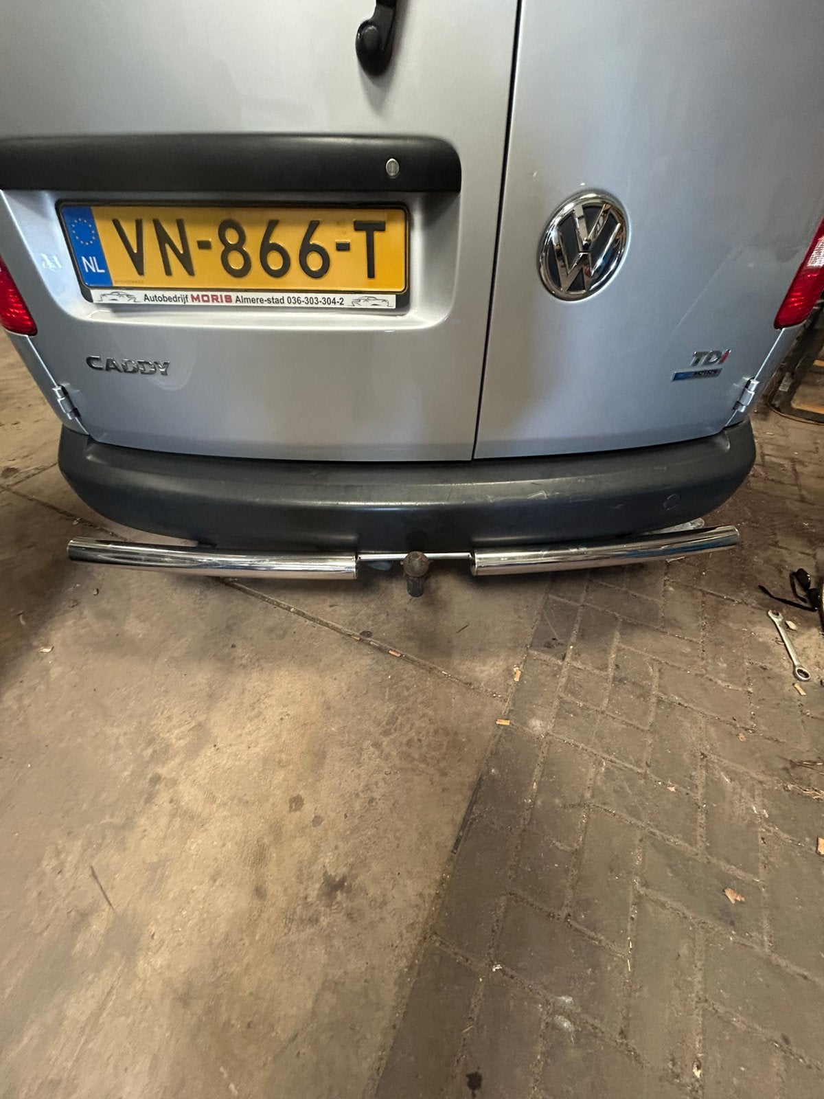 Rearbar vw caddy, Ophalen